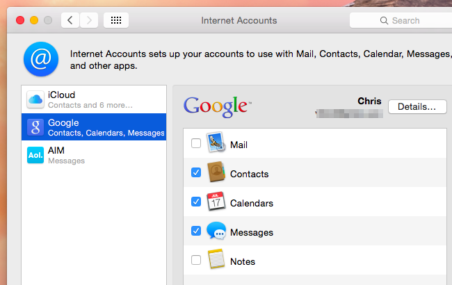 Mac account email